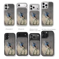 Oil painting of a golfer swinging Chris Brown Phone Case Black Electroplated Silver For Iphone 11 To 17