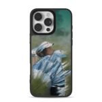Oil painting swinging golf player Phone Case for iPhone 11-17 & Samsung Galaxy S24-S26