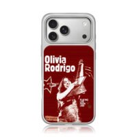 Olivia Rodrigo live concert poster iPhone 17 Pro Max Electroplated Silver Case1