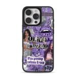 Olivia Rodrigo purple GUTS vampire Phone Case for iPhone 11-17 & Samsung Galaxy S24-S26