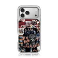 One Direction 1D fan photo collage iPhone 17 Pro Max Electroplated Silver Case1