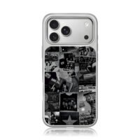 One Direction black white album photo collage iPhone 17 Pro Max Electroplated Silver Case1