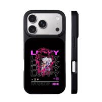 One Piece Luffy Gear5 anime graphic iPhone 17 Pro Max Black Case