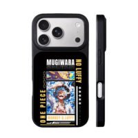 One Piece Monkey D Luffy Gear 5 art iPhone 17 Pro Max Black Case