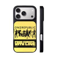OneRepublic 2026 Europe tour print iPhone 17 Pro Max Black Case