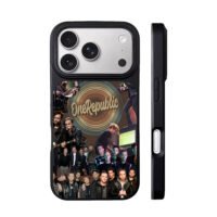 OneRepublic band collage vinyl logo iPhone 17 Pro Max Black Case