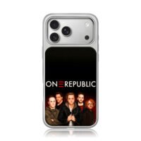 OneRepublic cartoon band art iPhone 17 Pro Max Electroplated Silver Case1