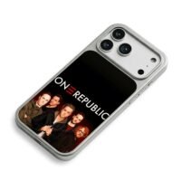 OneRepublic cartoon band art iPhone 17 Pro Max Electroplated Silver Case2