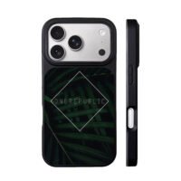ONEREPUBLIC dark palm leaves iPhone 17 Pro Max Black Case