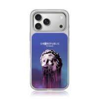 OneRepublic Human melting statue iPhone 17 Pro Max Electroplated Silver Case1