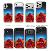 OneRepublic Native wildlife sunset Chris Brown Phone Case Black Electroplated Silver For Iphone 11 To 17