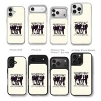 OneRepublic Never Ending SummerTour Chris Brown Phone Case Black Electroplated Silver For Iphone 11 To 17