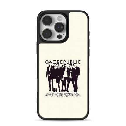 OneRepublic Never Ending SummerTour iPhone 16 Pro Max Black Case