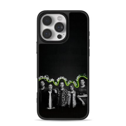 OneRepublic with Apologize lyrics iPhone 16 Pro Max Black Case