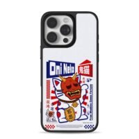 Oni Neko maneki neko oni mask lucky Phone Case for iPhone 11-17 & Samsung Galaxy S24-S26