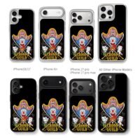 OP Cross Guild Buggy Croc Mihawk Chris Brown Phone Case Black Electroplated Silver For Iphone 11 To 17