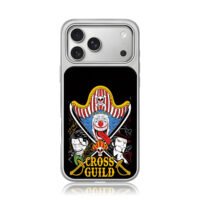 OP Cross Guild Buggy Croc Mihawk iPhone 17 Pro Max Electroplated Silver Case1
