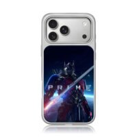 Optimus Prime PRIME sword space iPhone 17 Pro Max Electroplated Silver Case1