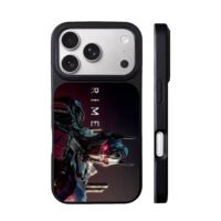 Optimus Prime robot with PRIME text iPhone 17 Pro Max Black Case