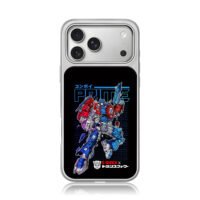 Optimus Prime Transformers x Gshock iPhone 17 Pro Max Electroplated Silver Case1