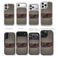 Optimus Prime truck with PRIME text Chris Brown Phone Case Black Electroplated Silver For Iphone 11 To 17