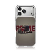 Optimus Prime truck with PRIME text iPhone 17 Pro Max Electroplated Silver Case1