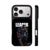 Optimus Prime with Leader on black iPhone 17 Pro Max Black Case