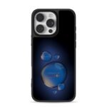 Oracle Red Bull blue droplets iPhone 16 Pro Max Black Case