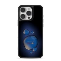Oracle Red Bull blue droplets iPhone 16 Pro Max Black Case