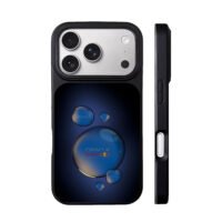 Oracle Red Bull blue droplets iPhone 17 Pro Max Black Case