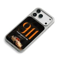 Orange 911 Porsche Singer car art Phone Case for iPhone 11-17 & Samsung Galaxy S24-S26 - Image 5