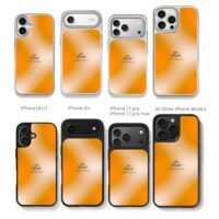 Orange grad Um Yeah Oscar Piastri Chris Brown Phone Case Black Electroplated Silver For Iphone 11 To 17