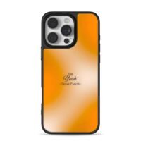 Orange grad Um Yeah Oscar Piastri iPhone 16 Pro Max Black Case