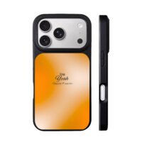 Orange grad Um Yeah Oscar Piastri iPhone 17 Pro Max Black Case