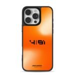 Orange gradient 4 81 McLaren F1 Phone Case for iPhone 11-17 & Samsung Galaxy S24-S26