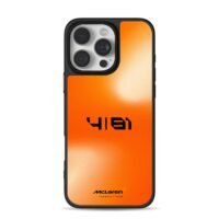 Orange gradient 4 81 McLaren F1 Phone Case for iPhone 11-17 & Samsung Galaxy S24-S26