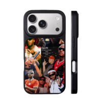 Orochi trap rap photo collage iPhone 17 Pro Max Black Case