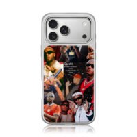 Orochi trap rap photo collage iPhone 17 Pro Max Electroplated Silver Case1