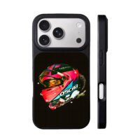 Oscar F1 helmet Monster race car iPhone 17 Pro Max Black Case
