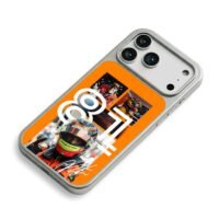 Oscar Piastri 81 F1 orange collage Phone Case for iPhone 11-17 & Samsung Galaxy S24-S26 - Image 5