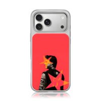 Oscar Piastri 81 F1 stars red art iPhone 17 Pro Max Electroplated Silver Case1