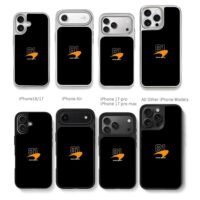 Oscar Piastri 81 McLaren logo Chris Brown Phone Case Black Electroplated Silver For Iphone 11 To 17