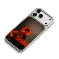 Oscar Piastri F1 neon portrait iPhone 17 Pro Max Electroplated Silver Case2