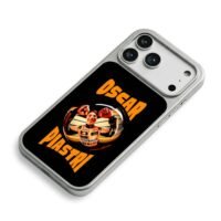 Oscar Piastri F1 racer orange text iPhone 17 Pro Max Electroplated Silver Case2