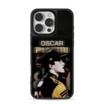 Oscar Piastri F1 racer portrait Phone Case for iPhone 11-17 & Samsung Galaxy S24-S26