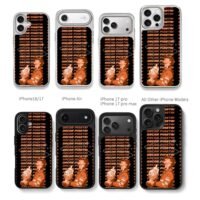 Oscar Piastri F1 trophy celebration Chris Brown Phone Case Black Electroplated Silver For Iphone 11 To 17