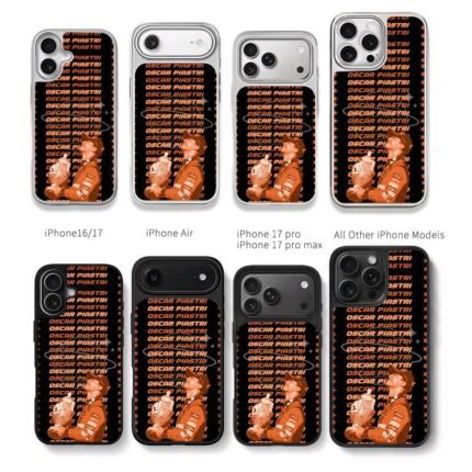Oscar Piastri F1 trophy celebration Chris Brown Phone Case Black Electroplated Silver For Iphone 11 To 17