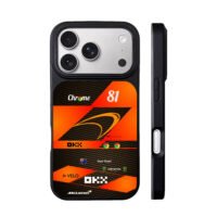 Oscar Piastri McLaren F1 81 livery iPhone 17 Pro Max Black Case
