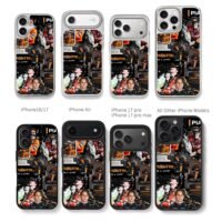 Oscar Piastri McLaren F1 car trophy Chris Brown Phone Case Black Electroplated Silver For Iphone 11 To 17