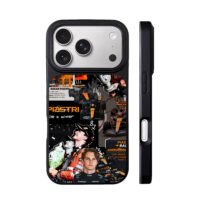 Oscar Piastri McLaren F1 car trophy iPhone 17 Pro Max Black Case